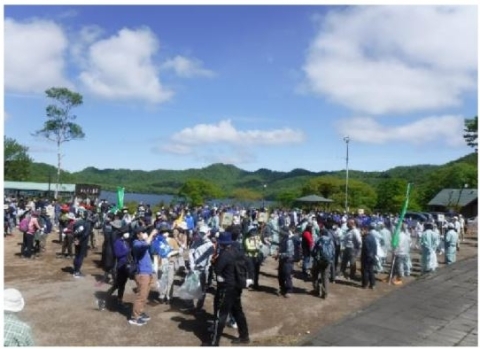 赤城大沼での活動写真1