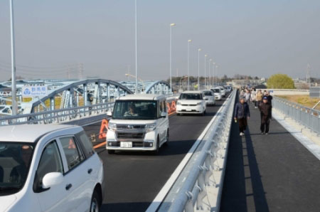 県道伊勢崎深谷線の上武大橋の画像 県道伊勢崎深谷線の上武大橋の画像