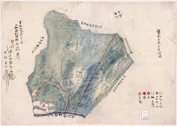 第十九大区小六区上野国利根郡向山村字限図の画像