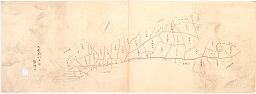 上野国利根郡横塚村字限図の画像