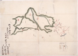 群馬県御管下第十八大区七小区利根郡萩室村字限図の画像