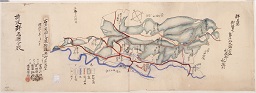 群馬県御管下第十九大区二小区利根郡秋塚村字限図の画像