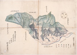 第十九大区五小区上野国利根郡上牧村字限図の画像