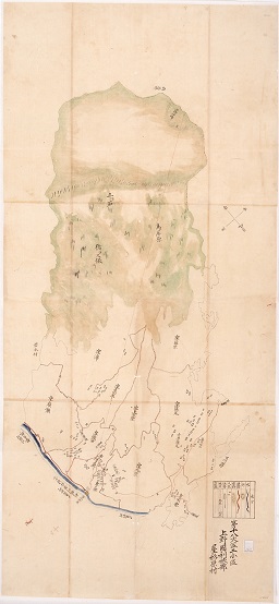 第十八大区二小区上野国利根郡屋形原村字限図の画像