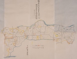 群馬県利根郡池田村大字下発知村・発知新田耕地整理第壹地区現形図の画像