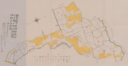 群馬県多野郡神流村大字岡之郷村耕地整理地区現形図の画像