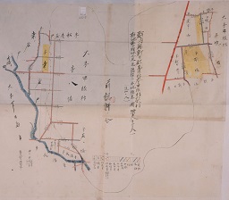 群馬県新田郡宝泉村大字中根村外二ケ村耕地整理地区及之ニ隣接スル土地予定図 追加ノ分の画像