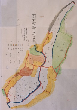 群馬県勢多郡富士見村大字石井整理地区及ビ之ニ隣接スル土地現形図の画像