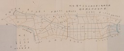 群馬県勢多郡木瀬村大字下増田村耕地整理地区確定図の画像