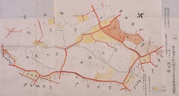 群馬県勢多郡北橘村大字下南室村耕地整理地区現形図の画像