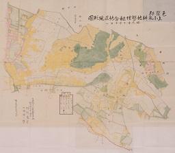 邑楽郡上小泉耕地整理組合地区現形図の画像