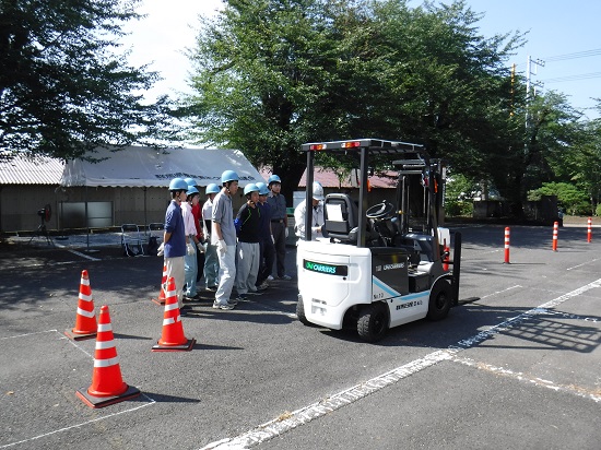 ​フォークリフト運転技能講習の写真1