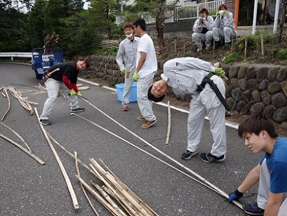 竹材の調整の画像