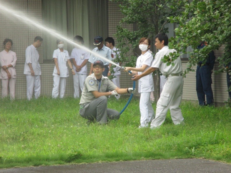 防災防火訓練3の写真