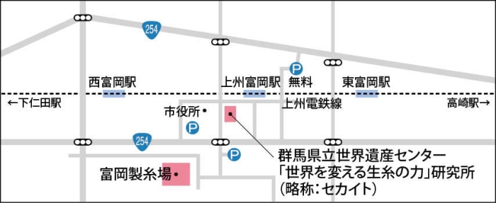 セカイトの周辺図の画像