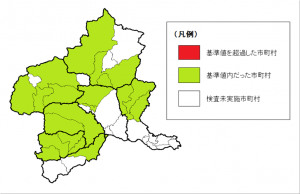 ニホンジカの県内状況画像