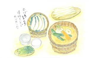 425_ 「和食文化」といって思うのは、子供のころよく食べたおやき、おっきり込み等ですが、私にとってはおばあちゃんの作った漬物や梅干しが頭に浮かびます。よく目を盗んで梅干しを食べました。年のせいかよく思い出します。画像