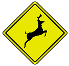 動物注意標識:画像 動物注意標識:画像