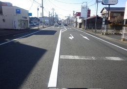 主要地方道　前橋館林線の工事完成写真