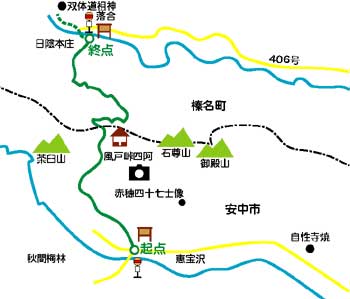 山菜のみち詳細地図画像