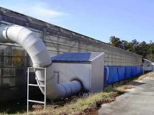 低濃度大容量対応型脱臭装置の外観：写真