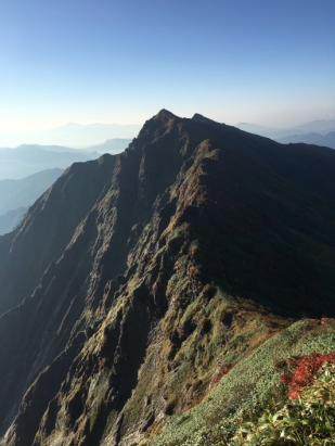 一ノ倉岳より谷川岳を望む写真