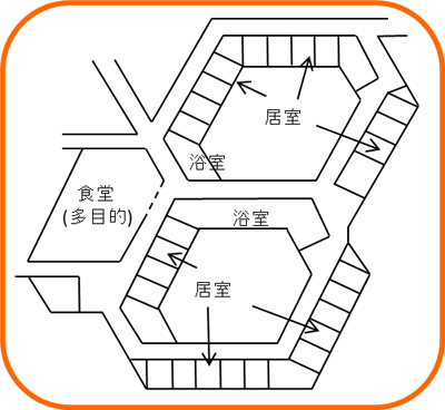 七 第3期計画-1-(1)現施設(生活支援部)の改修:画像 七 第3期計画-1-(1)現施設(生活支援部)の改修:画像