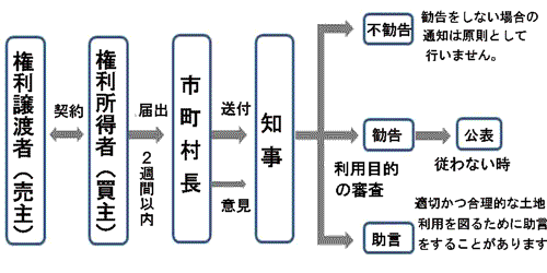 届出のフロー図画像