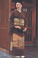 異なる素材の縫い付けの画像