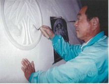 家紋の装飾の画像