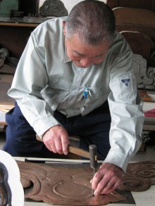 仕事場にての画像