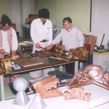 太田地区高等職業訓練校にて若手の教育