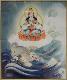 青木さん直筆の大日如来の画像