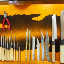 掻敷剥物に用いる道具