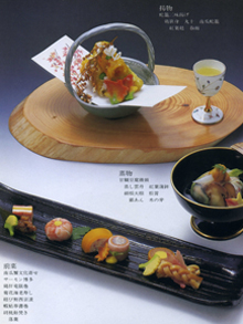 雑誌に掲載された献立の画像