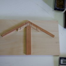 Rの組子を作る際に用いる自作の道具