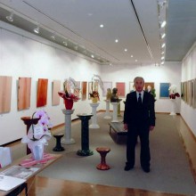 2012年に開催した個展『建築塗装美術の世界』
