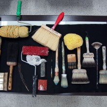 テ゛コラティフ゛ヘ゜イントに用いる多種多様な道具