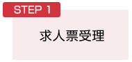 STEP1：求人票受理