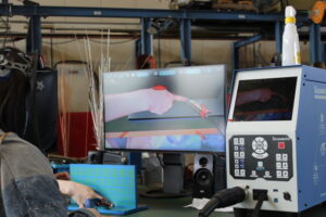 Ｖｒ溶接機を体験の画像