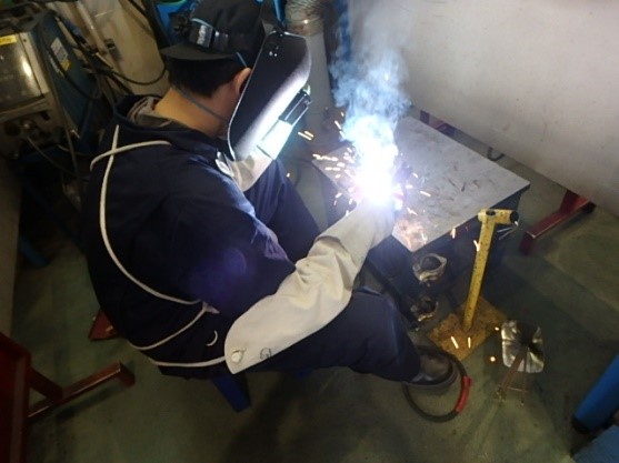 ​これまでの溶接の様子の画像