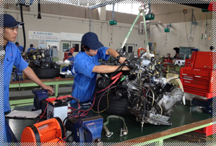 電装実習の画像