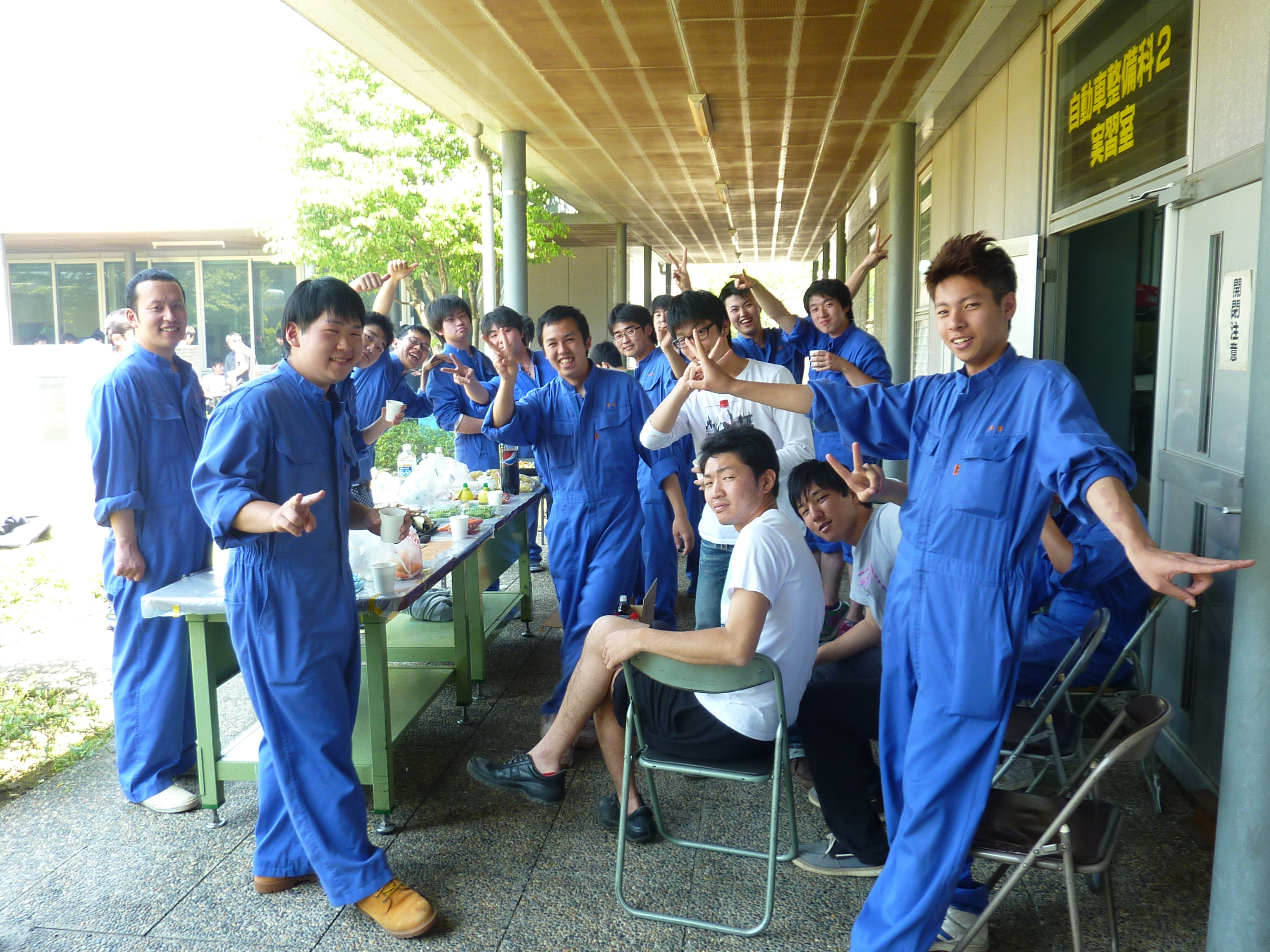 バーベキュー大会の様子