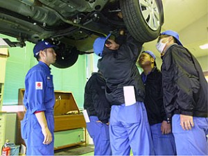 センサの取付け位置確認の画像