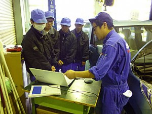 外部診断機の使用方法の画像