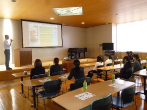 青木社長から概要説明の画像