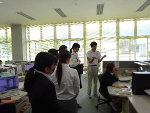 設計業務も見学の画像