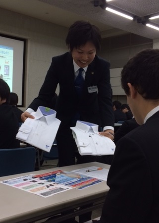 第一印象アップ↗スーツ着こなし講習を実施しましたの画像3