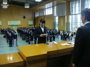 平成29年度入校式を挙行しましたの画像2