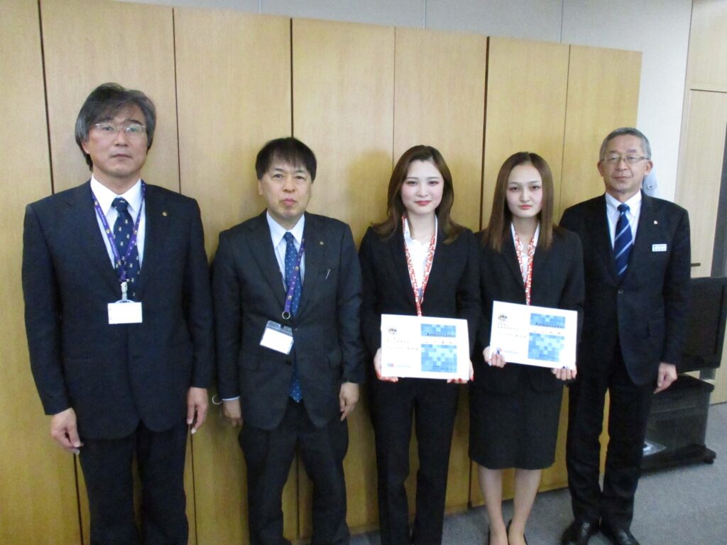 産業技術専門校の初代アンバサダーに太田校から2名就任の画像1